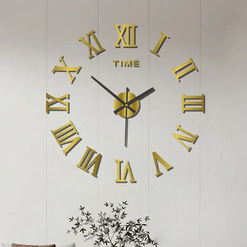 Modern Design Digital DIY Clock Silent Wall