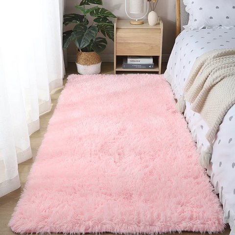 Silk Ｗool Carpet Bedroom Bed Dlanket Home Decor